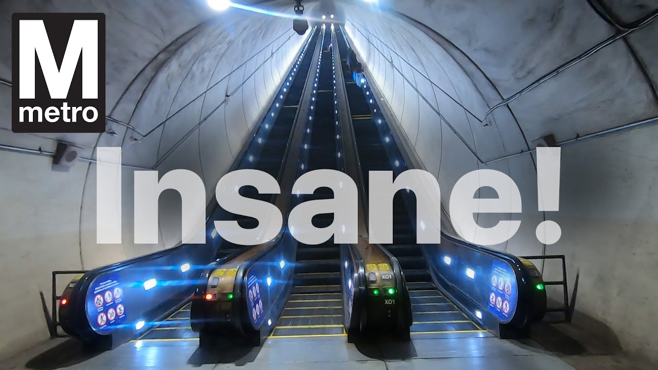 Я проехался на самом длинном эскалаторе в Америке.