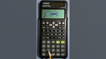 Finding the linear equation coefficients using Casio FX 991ES PLUS- #maths  #physics  #engineering