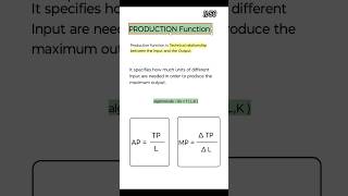 11/50 Production Function | meaning of Production Function,  #microeconomics #ugcnet #subscribe