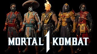 Mortal Kombat 1 - All Scorpion Skins (so far)