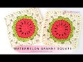Watermelon Granny Square Free Crochet Pattern Raffamusa Designs Watermelon Granny Square Free Crochet Pattern Raffamusa Designs