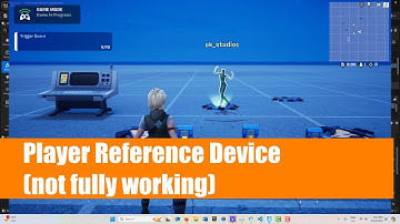 Player Reference Device in Unreal Editor for Fortnite (see link in description for an update)