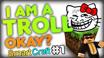 I AM A TROLL, OKAY? - Minecraft Smart Moving Mod SmartCraft Part 1 w/ Simon and Edge