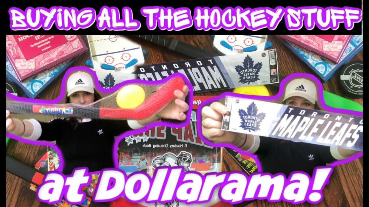 BUYING ALL THE HOCKEY STUFF AT DOLLARAMA! YouTube