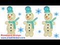 СНЕГОВИК ИЗ ШАРИКОВ НА НОВЫЙ ГОД своими руками Balloon Snowman TUTORIAL