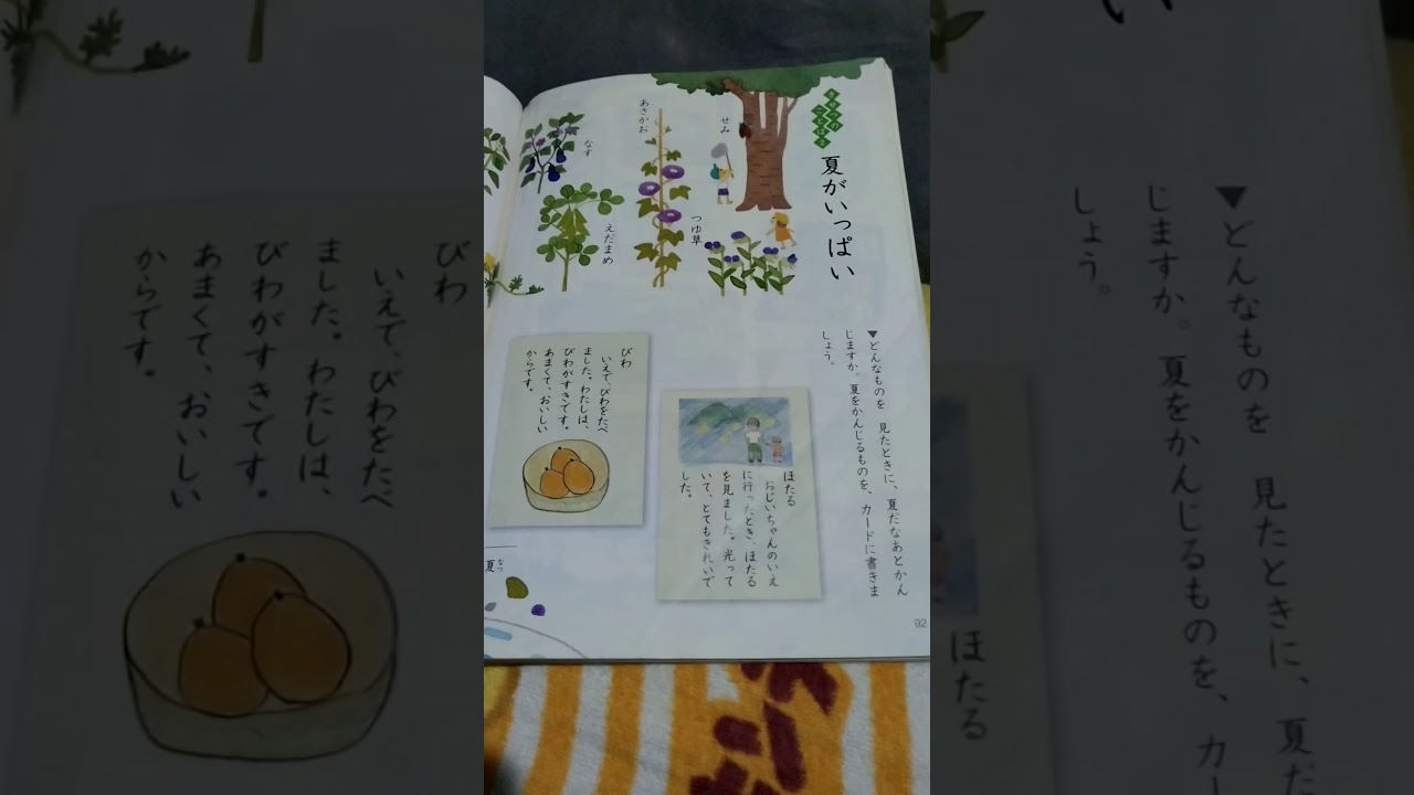 国語 小学校２年生 音読 夏がいっぱい 一学期 光村図書の教科書より Youtube