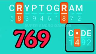 CRYPTOGRAM 769