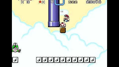 Super Mario World Custom Level: Time to the Music Blocks (Auto-Scroll)