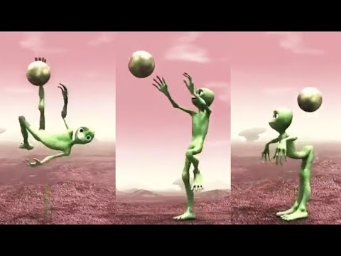 Dame Tu Cosita ✳️yeşil uzaylı dansı top sektiriyor 🥎 green alien