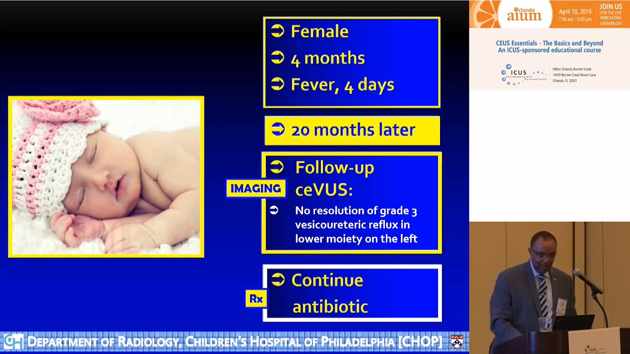 Pediatric Contrast Enhanced Voiding Urosonography (CEVUS) - YouTube