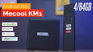 Android Box Mecool KM1 Collective Edition 4/64GB, Android Certified OS, Built In Chrome Cast