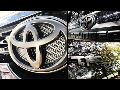 How To Blackout The Emblems On Toyota 4Runner TRD Offroad