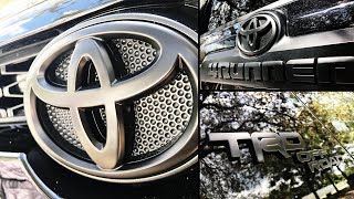 Buy the emblem kit here (trd offroad) https://amzn.to/2tijmlm (sr5)
https://amzn.to/2tgup8n i did a quick search on ebay for blac...