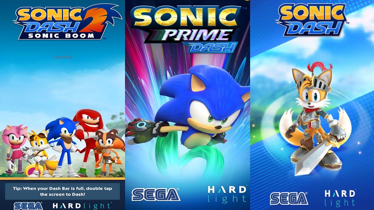 Sonic Boom 🆚 Sonic Prime Dash 🆚 Sonic Dash vs All Bosses Zazz Eggman ...