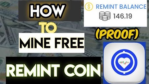 How I Mined 146 Real Estate Coin For Free. | REMINT REVIEW