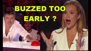 Simon Buzzed Too Early! Watch Unexpected Happen!