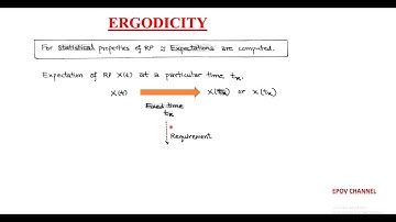 LECT-58: Ergodicity /Ensemble Average/ Time Average