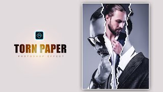 Paper Tear Effect tutorial in Photoshop CC