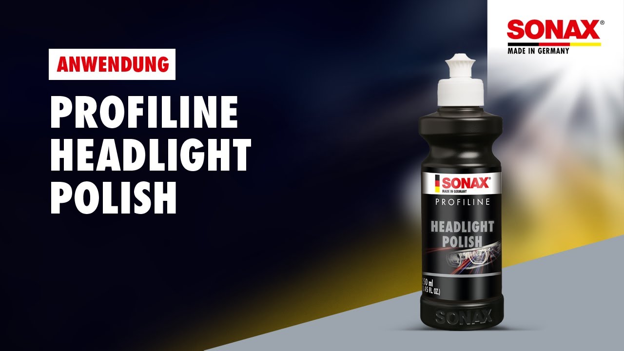 SONAX Profiline headlight polish pour phares de voiture