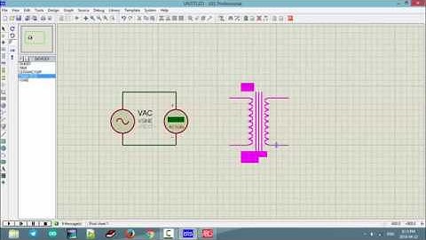 How to Convert AC 220v to DC 9v Simulation in Proteus