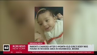 Parents of infant found dead by Major Deegan Expressway arrested