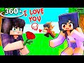 Minecraft School BULLY is in love with APHMAU in 360° (AARON!?)