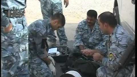 Iraqi Police conduct EOD training