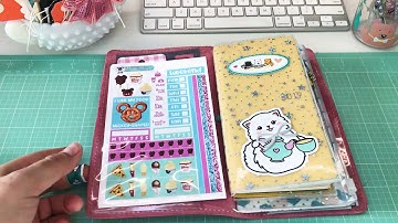 Hobonich Weeks Cover using a single standard #6 Foxy Fix