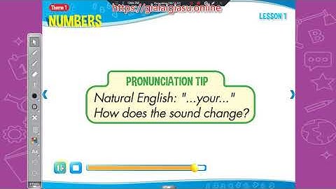 Theme 1 Numbers – Lesson 1   i-learn Smart Start 4 (https://gialaigiasu.online - Tiếng Anh lớp 4)