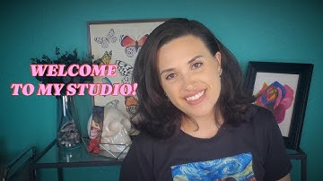 Welcome to My Studio! My Introduction Video to my Art channel