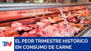 TN CAMPO I El peor trimestre histórico en consumo de carne