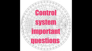 Control system important questions