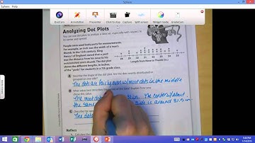 11.2 Comparing Data Displayed in Dot Plots
