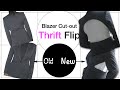 DIY Blazer Refashion | THRIFT FLIP