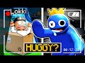 SCAPPA dalla COPIA di HUGGY WUGGY su RAINBOW FRIENDS su ROBLOX ITA!!
