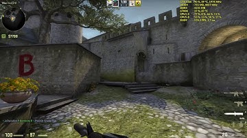 CS:GO 500FPS Operation Hydra - Cobblestone - Wingman - GTX 1060 + i7-6700k 1080p