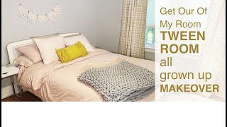 Sneak Peek Tween Room Transformation - Girls Bedroom & Study Lounge Makeover