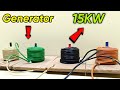 How to make 220v 15000w fuel less electricity generator at home use pvc wire