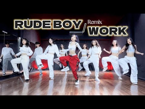 RUDE BOY, WORK - Rihanna Super Bowl (Dance Cover by BoBoDanceStudio)
