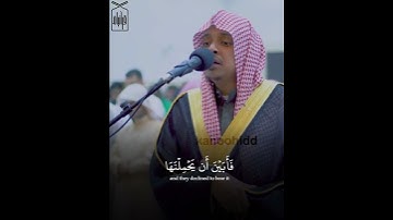 ﴿إنّا عَرضنَا الأَمانَةَ عَلَى السَّماواتِ وَالأَرضِ وَالجِبالِ﴾ من سورة الأحزاب .. عمر الدريويز 🤍.