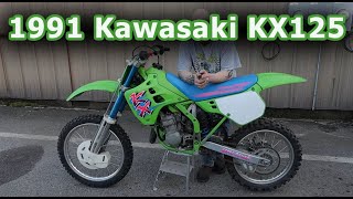 1991 KAWASAKI KX125 SURVIVOR Walk around preview From McNasty Customz Vintage Collection