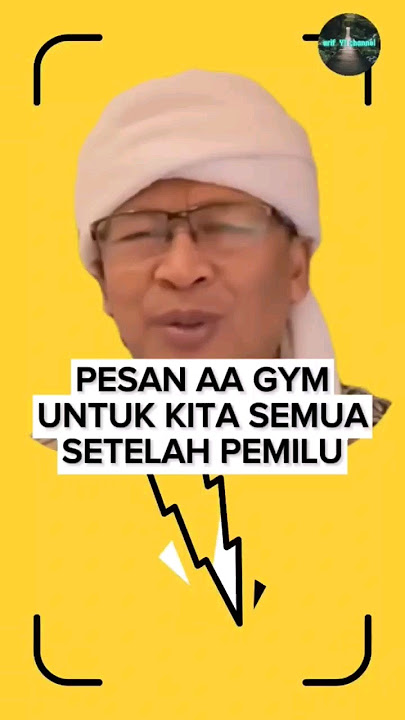 PESAN AA GYM UNTUK KITA SEMUA SETELAH PEMILU #ceramah #dakwah #quotes #motivasi