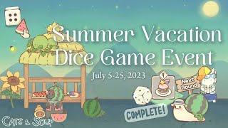 Summer Vacation Dice Game Event, ended! | Cats & Soup™ screenshot 4
