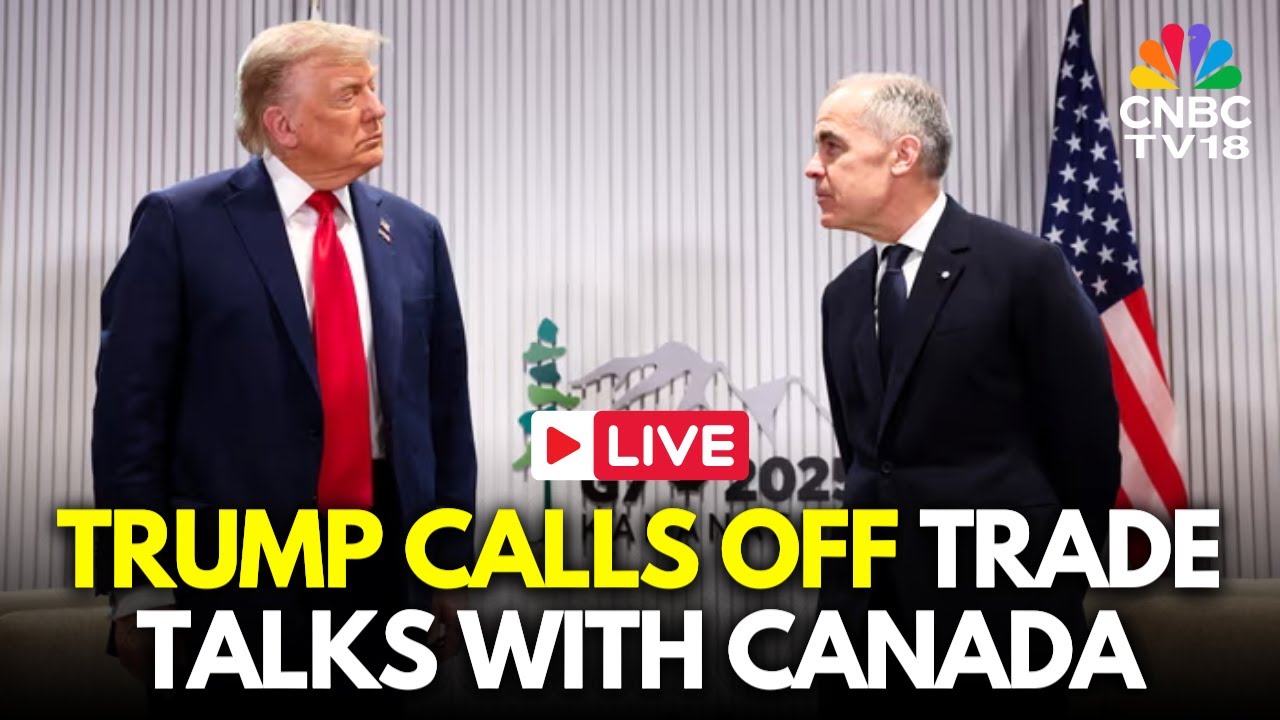 LIVE: Trump Ends All U.S. Trade Talks with Canada Over Digital Services ...
