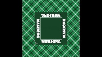 Sophisticated Red Mahjong Tablecloth Size 55 x 55 inches