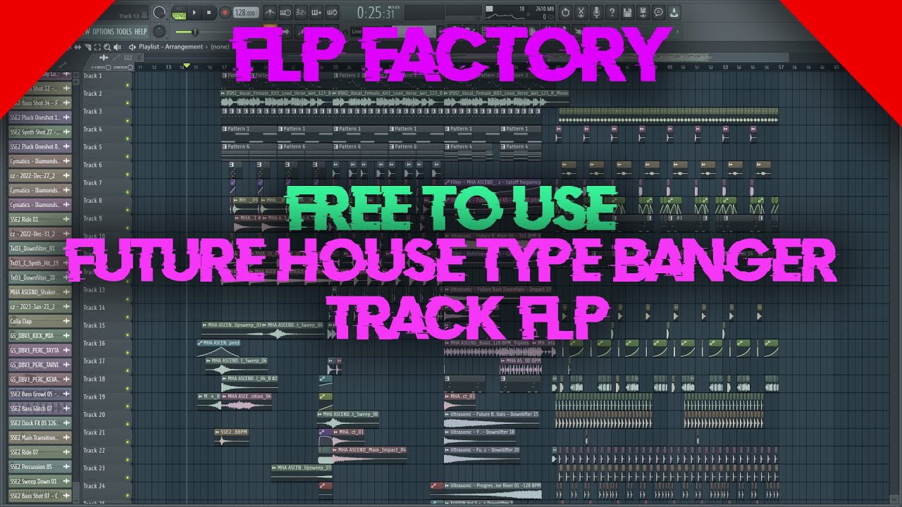 FLP FACTORY | Free to Use anywhere | FLP | Flstudio20 | Futurehouse |