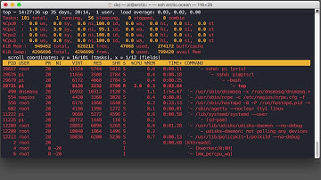 Linux top - real time process monitor
