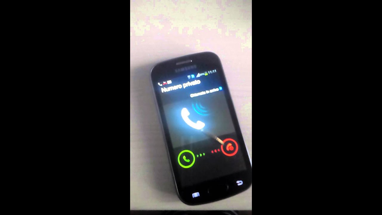 Samsung Galaxy Duoz incoming call - YouTube
