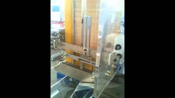 Video of multiple drinking straw packing machine