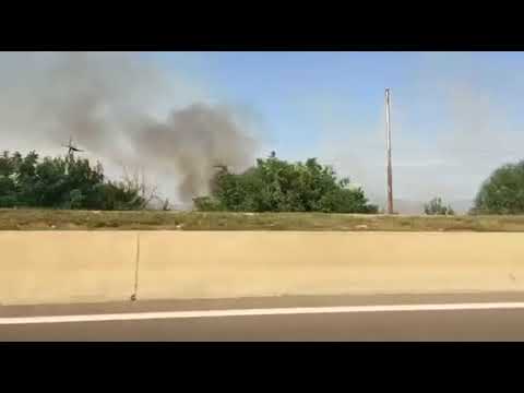 აღაიანში ცეცხლი კერძო პირის ყანიდან ბალახზე გადავიდა